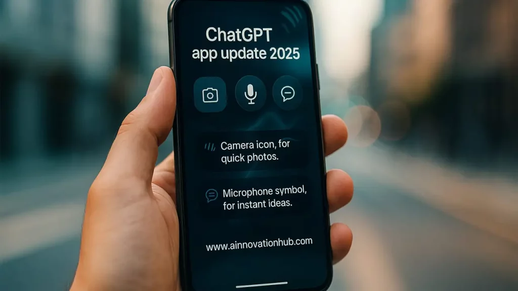 ChatGPT app update 2025