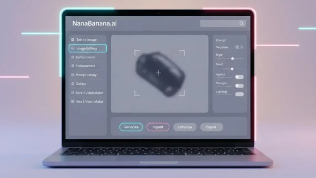 NanaBanana.ai image editor