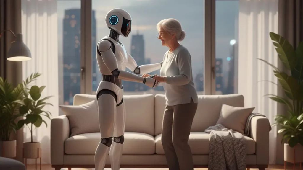 AI home caregiver robots