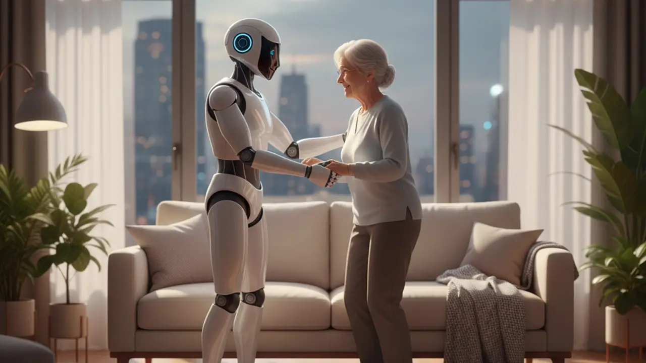 AI home caregiver robots