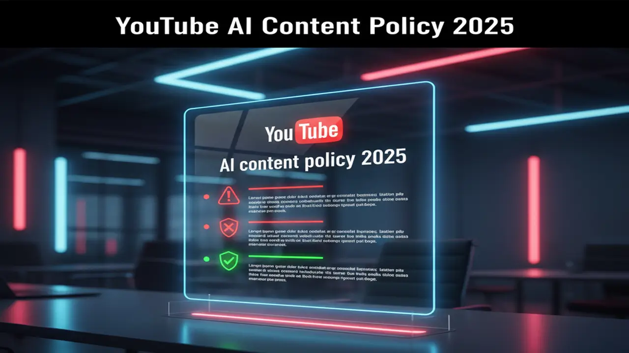YouTube AI monetization rules