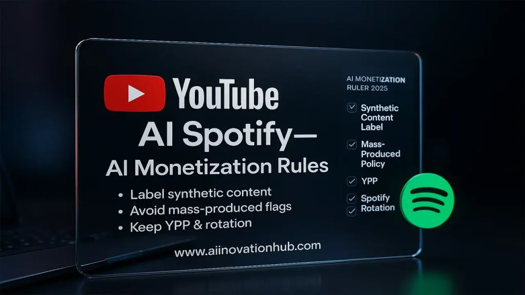 YouTube AI monetization rules