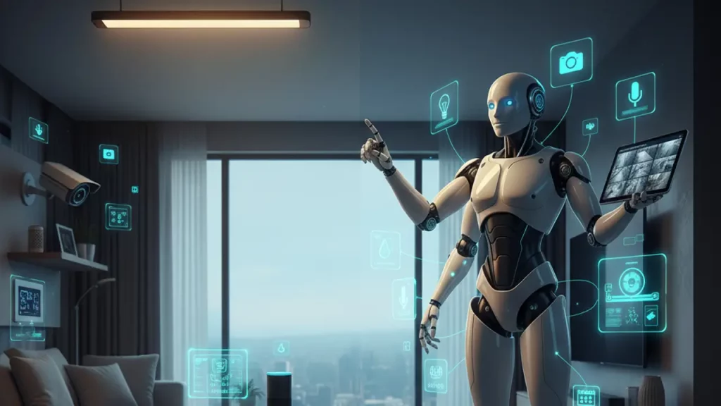 smart home multitasking robot