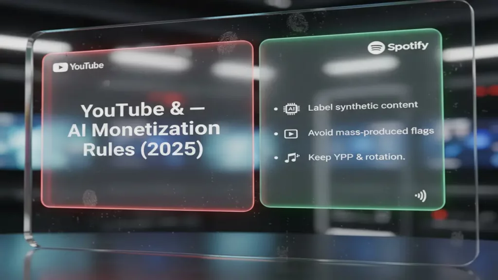 YouTube AI monetization rules