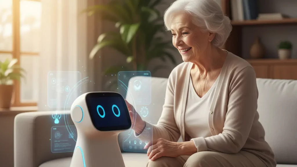 AI companion robots for seniors