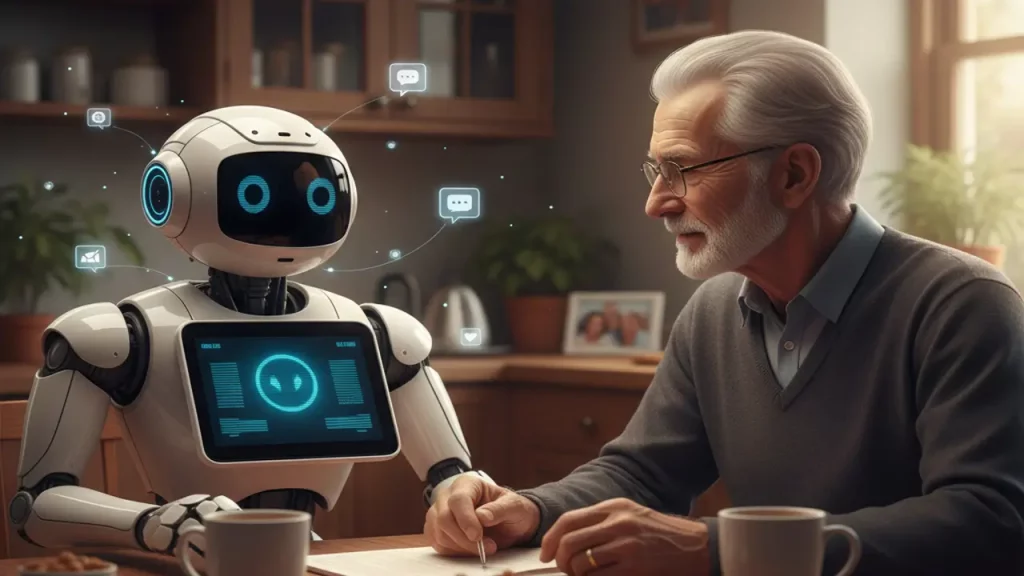 AI home caregiver robots