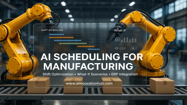 AI scheduling for manufacturing