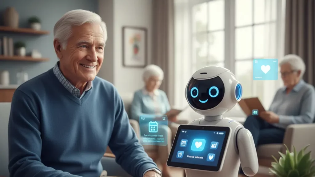 AI companion robots for seniors