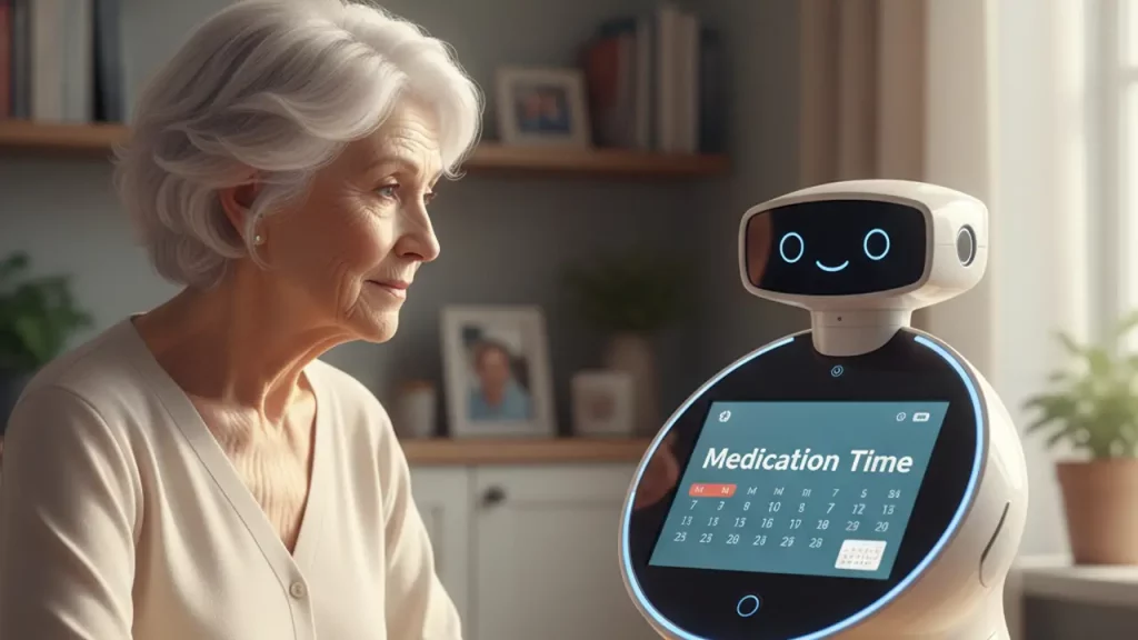 AI companion robots for seniors