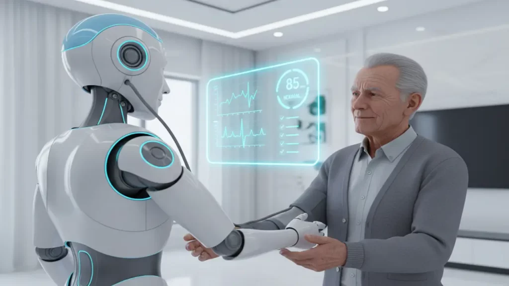 AI home caregiver robots