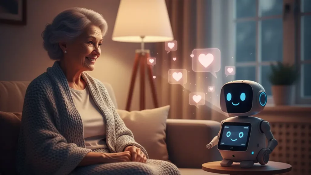 AI companion robots for seniors