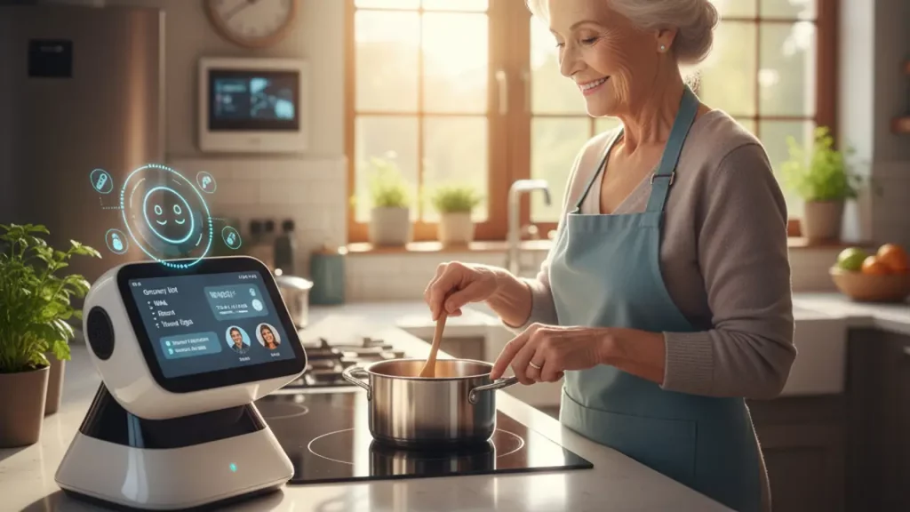 AI companion robots for seniors