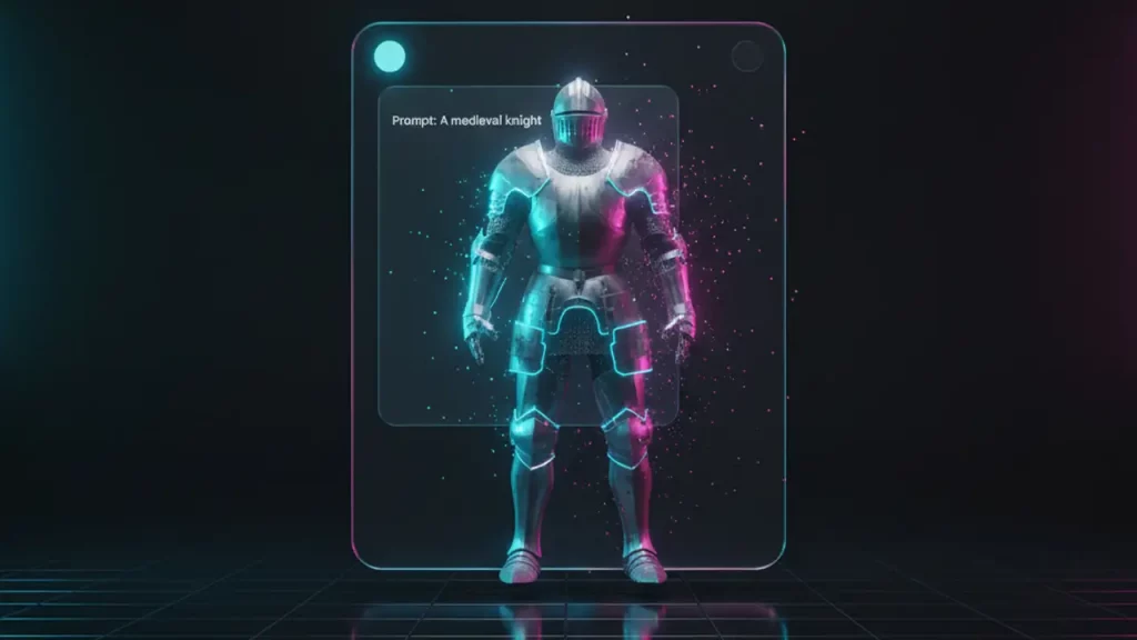 Meshy-4 AI 3D generator