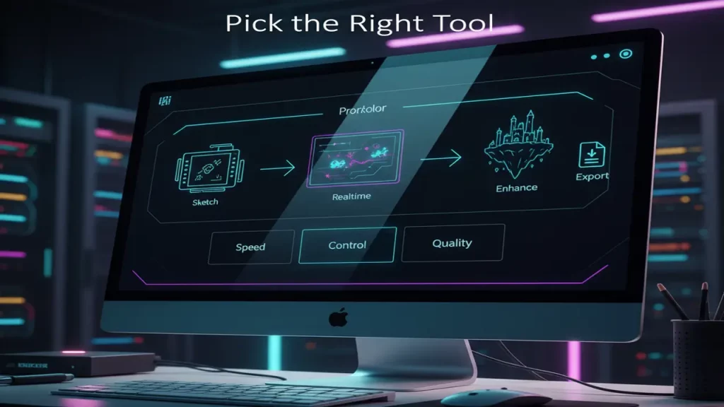 Krea AI live painting