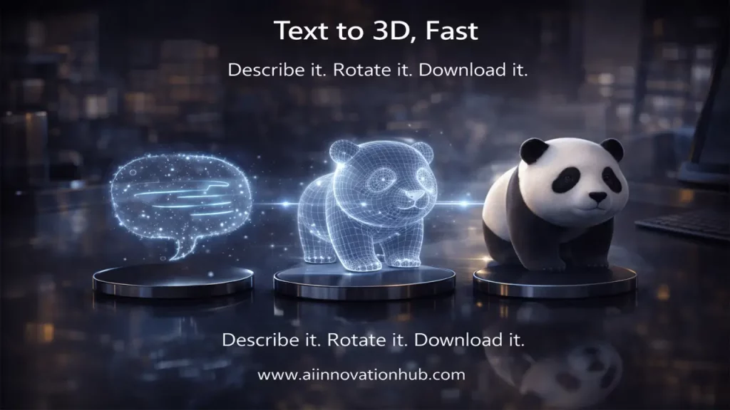 TripoSR 3D model generator