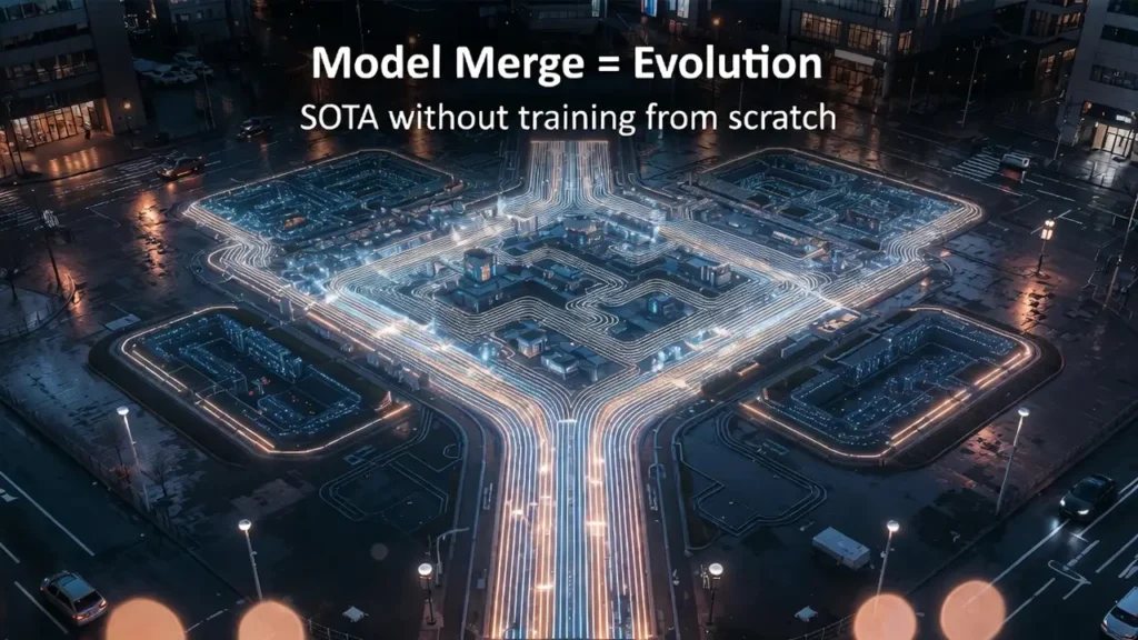 Sakana AI evolutionary model merge