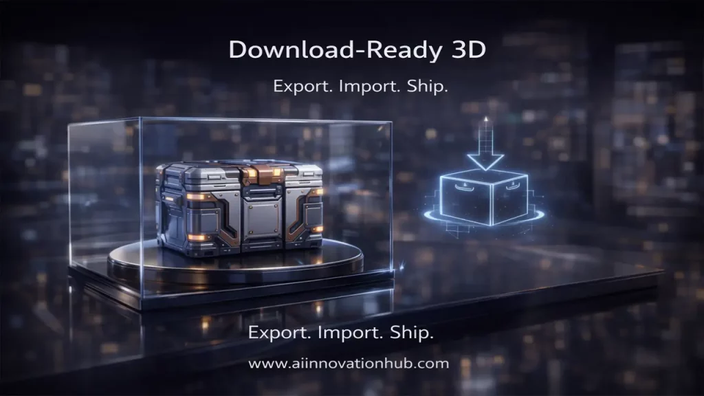 TripoSR 3D model generator