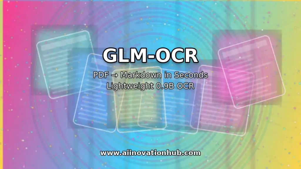 GLM-OCR PDF to Markdown