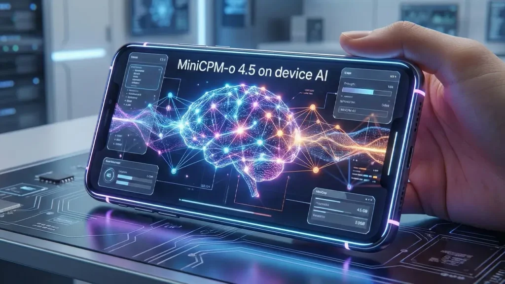 MiniCPM‑o 4.5 smartphone AI model