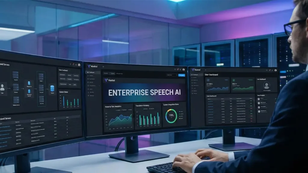 Voxtral speech transcription AI