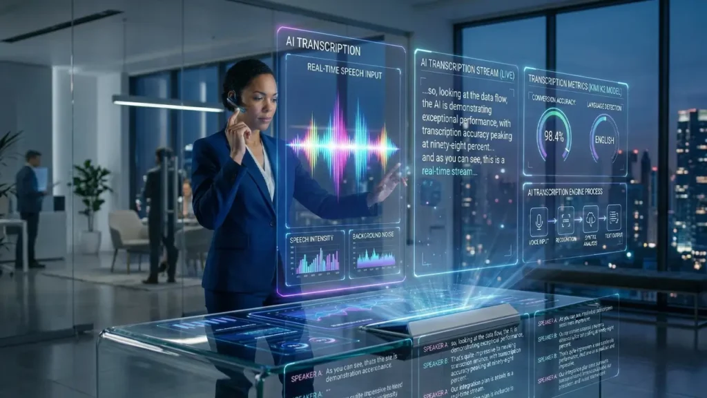 AI transcription model