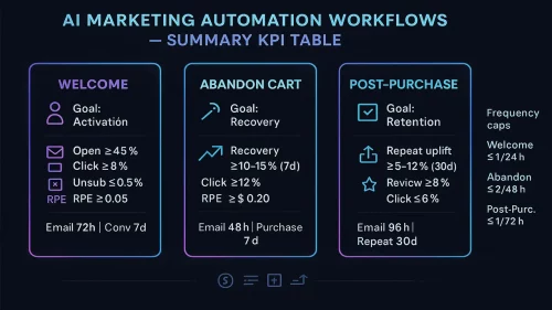 AI marketing automation workflows